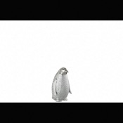 Pingouin résine argent 